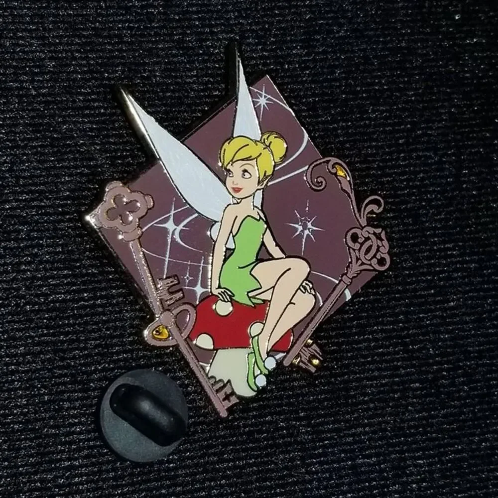 Disney Tink Pin Mushroom Keys Tinker Bell Portraits Mystery Peter Pan Tinkerbell